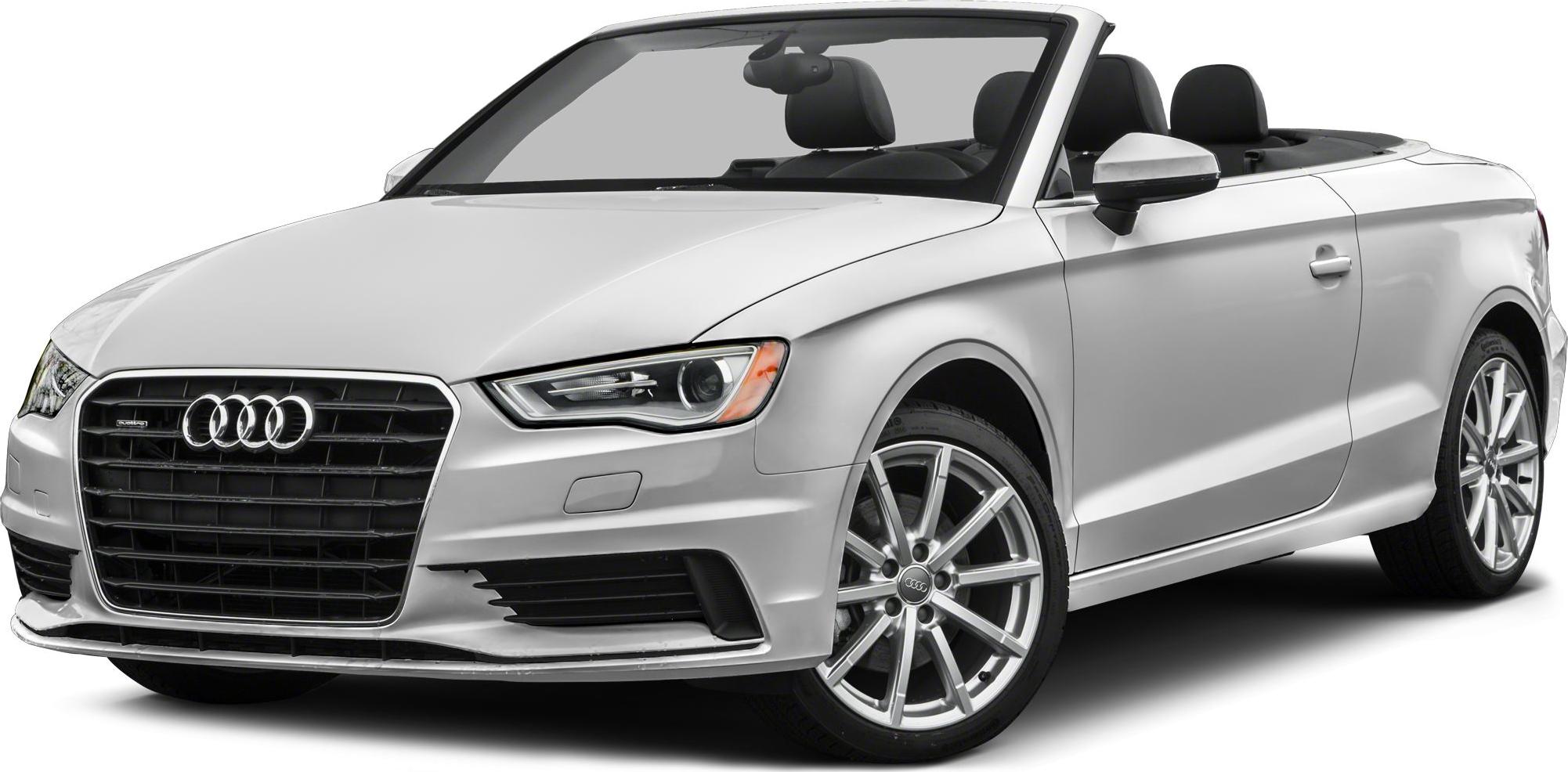 Front-side view of convertible with LED headlights and alloy wheels