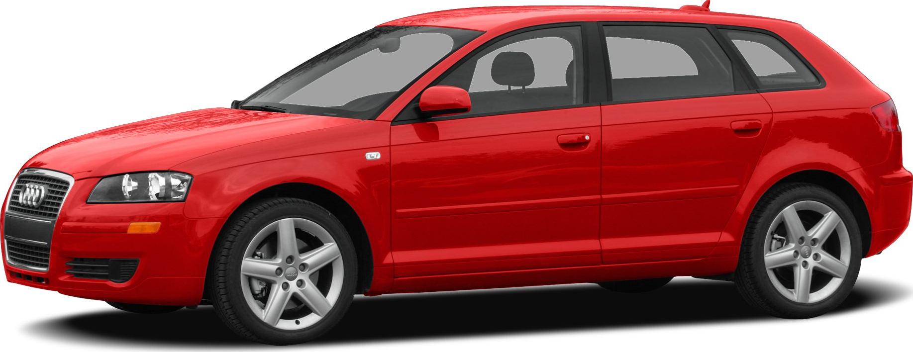Red hatchback with five-spoke alloy wheels and sporty front design