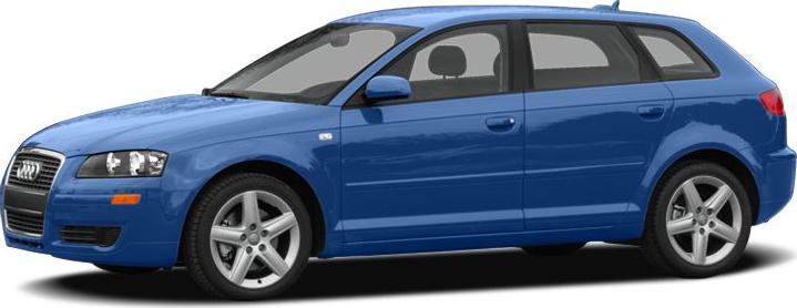Blue 5-door hatchback with sporty alloy wheels and facelift design