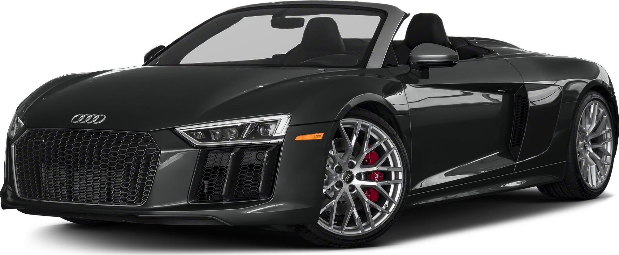 Sporty convertible front fascia with LED headlights and alloy wheels