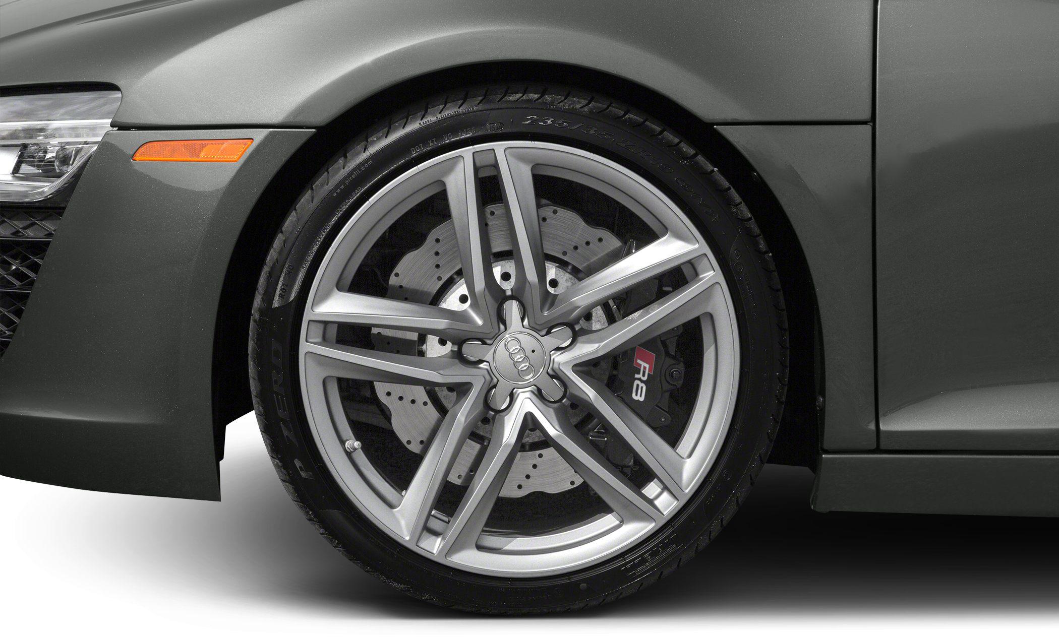 Close-up of alloy wheel and ventilated brake disc with caliper