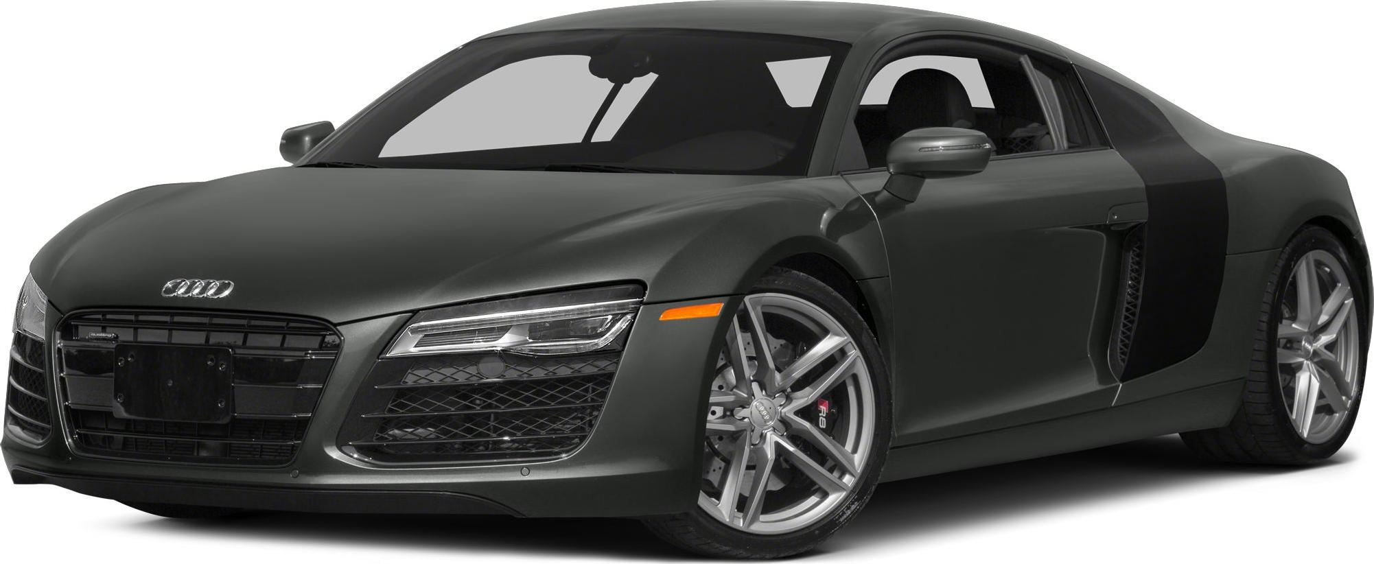 Front side view of sleek sports coupe with distinctive grille and alloy wheels