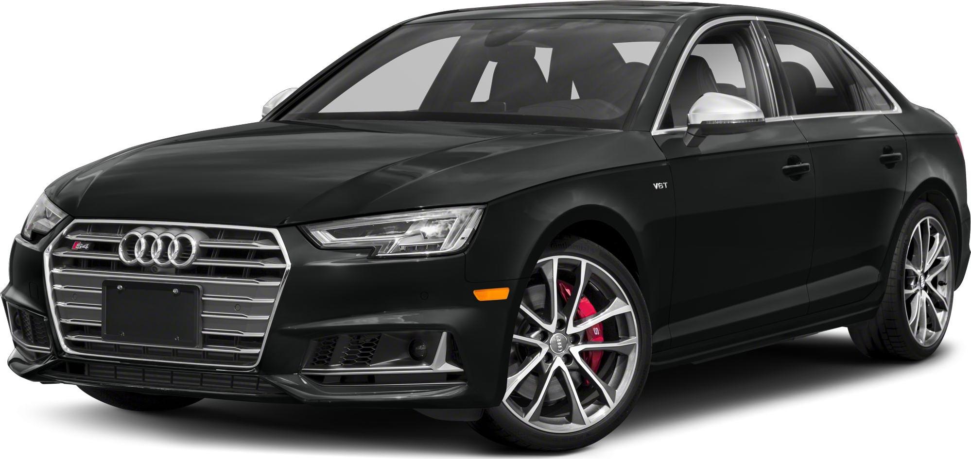 Audi S4 front view with LED headlights and sporty alloy wheels