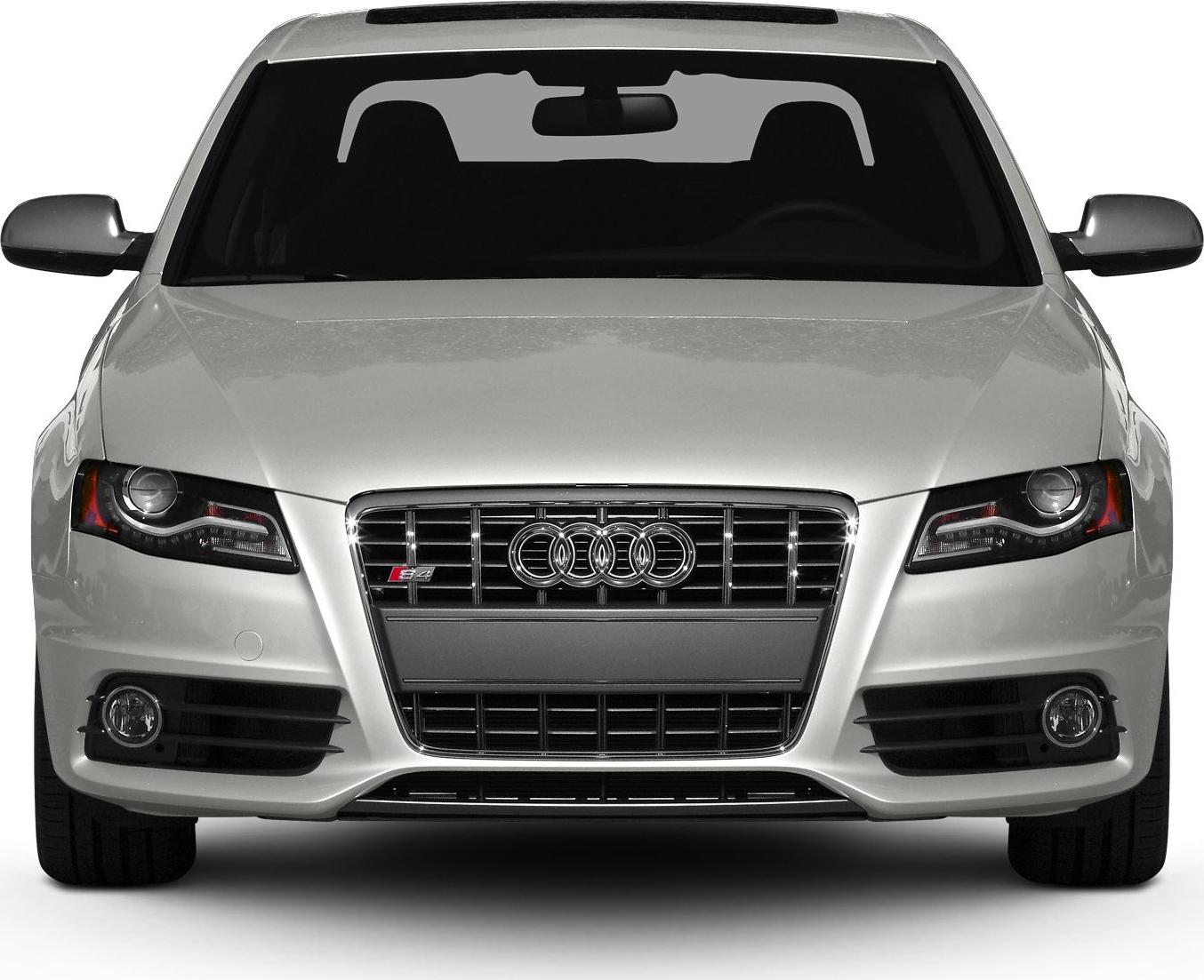 Front view with distinctive grille, LED headlights, and fog lights