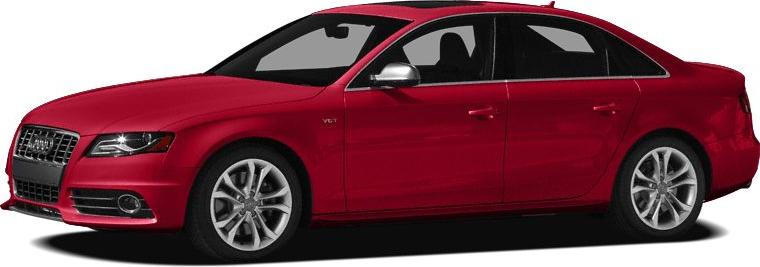 Red sedan side profile with alloy wheels and sleek design