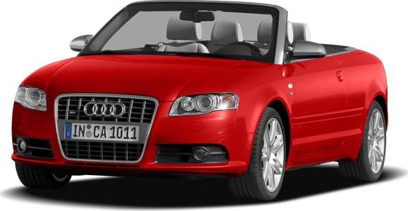 3/4 front-left view, Brilliant Red / Black Roof