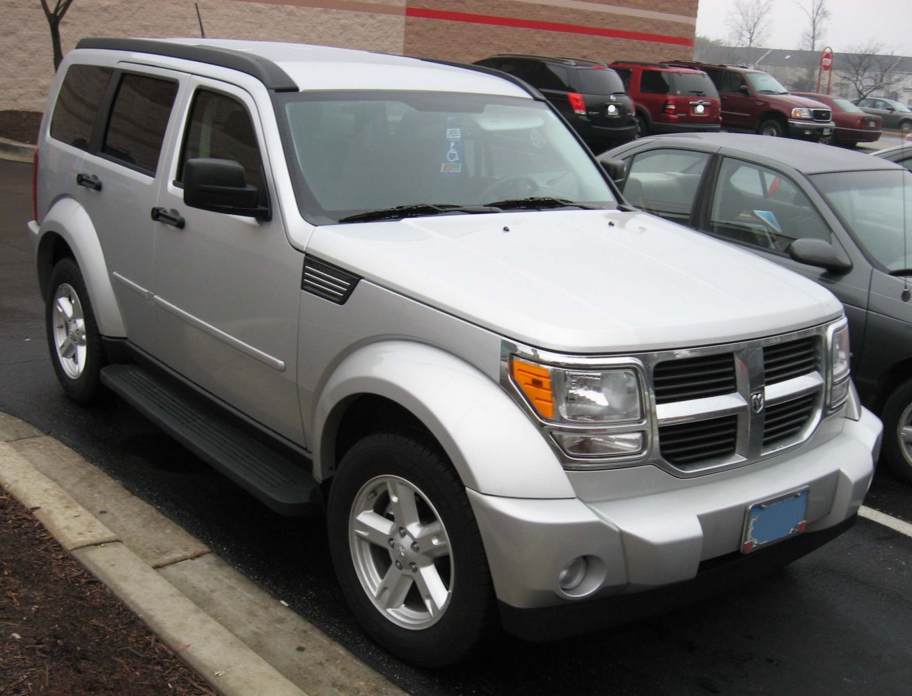 Boxy SUV with distinctive grille and signature front headlights