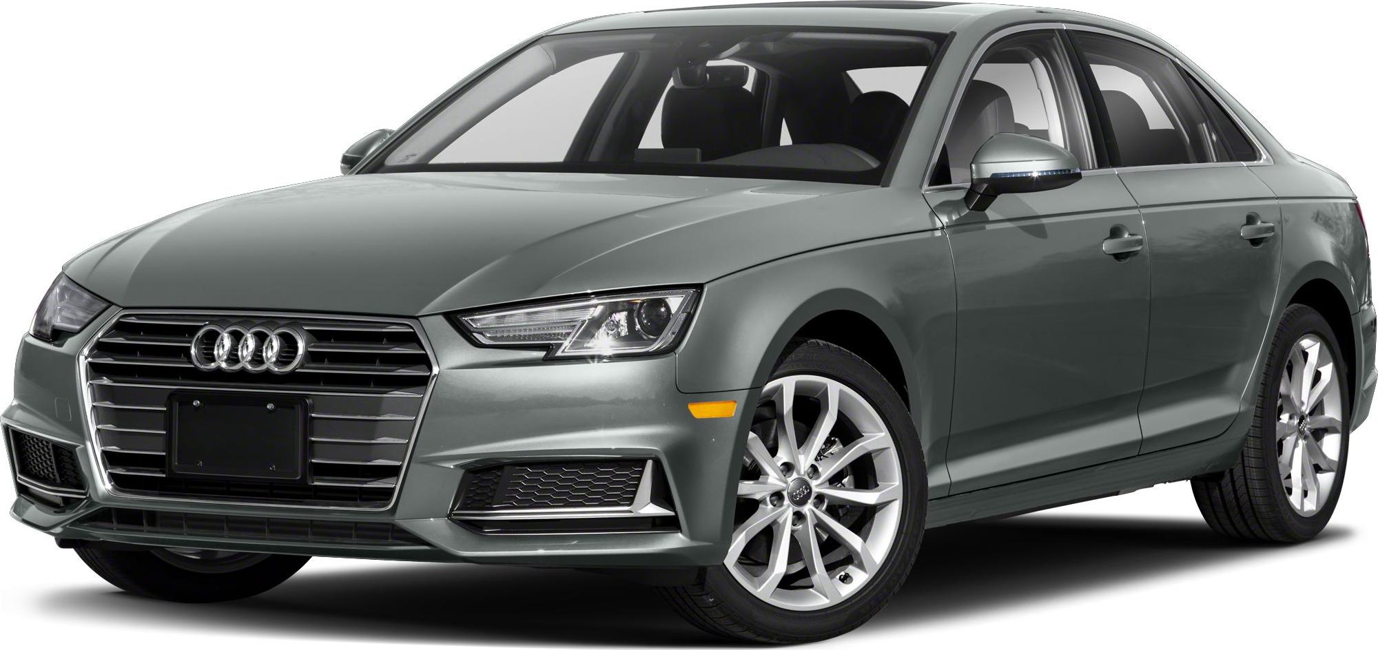Front and side view of sedan with LED headlights and alloy wheels