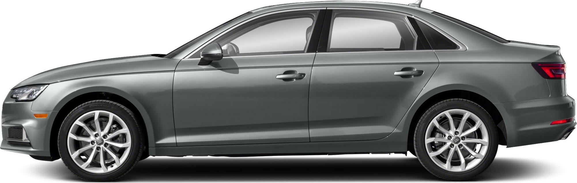 Side profile view highlighting sedan body and alloy wheels