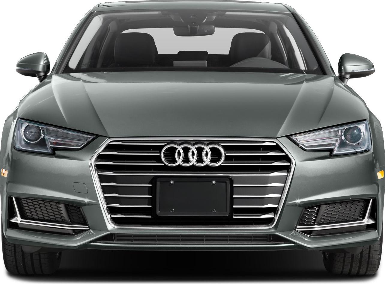 Audi A4 B9 facelift front grille and angular LED headlights