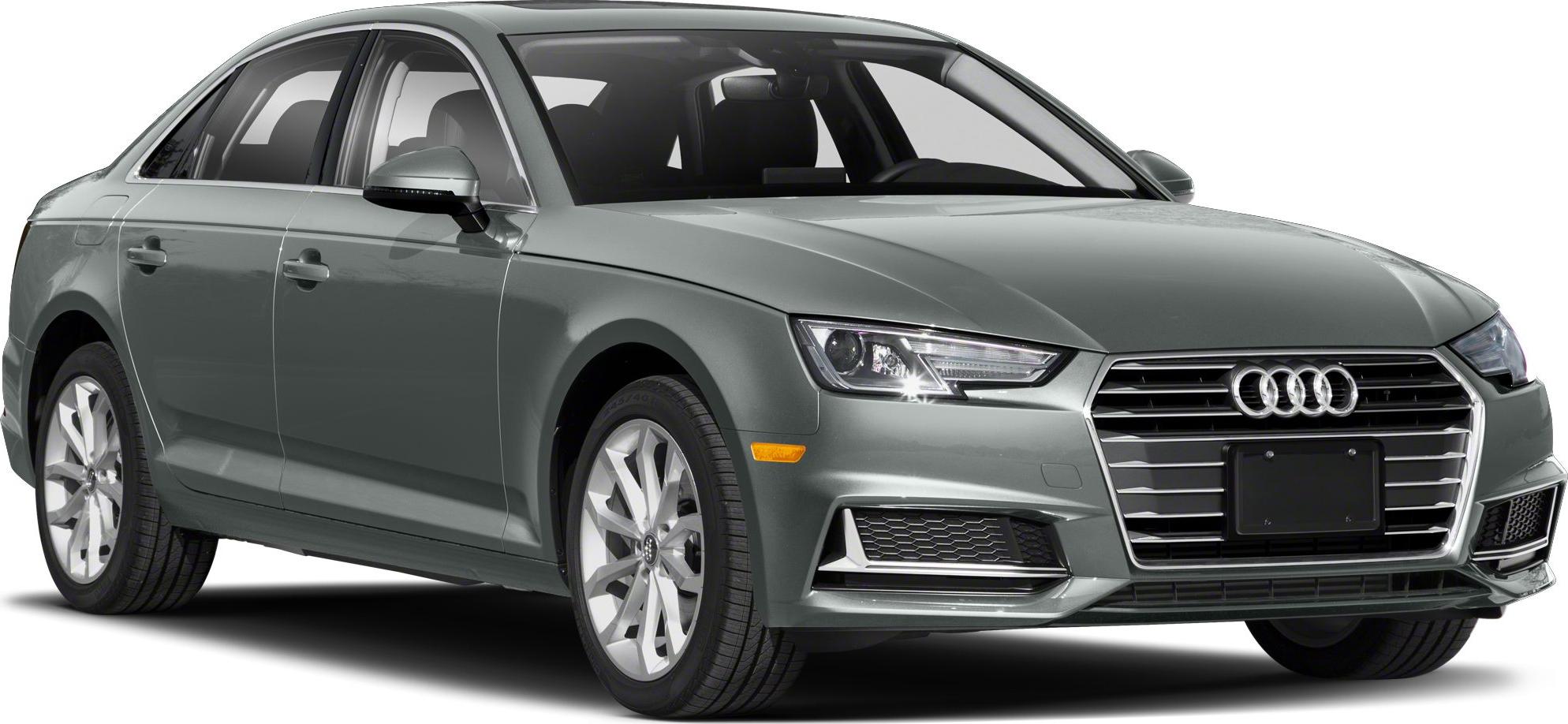 Front grille and headlights of a modern sedan