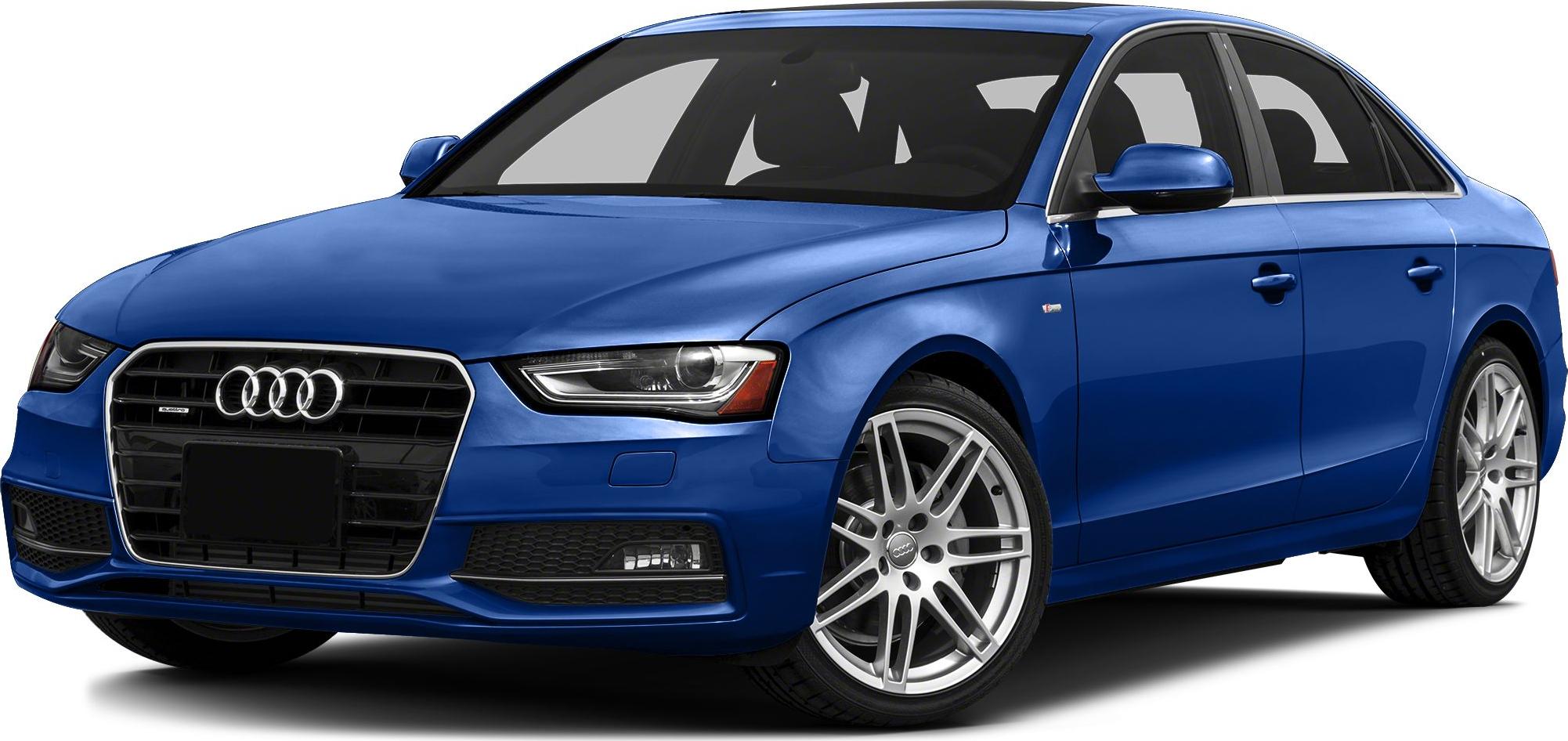 Front-side view of blue sedan with alloy wheels and sharp headlights