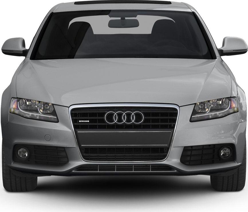 Front view featuring iconic Audi singleframe grille and LED-style headlights.