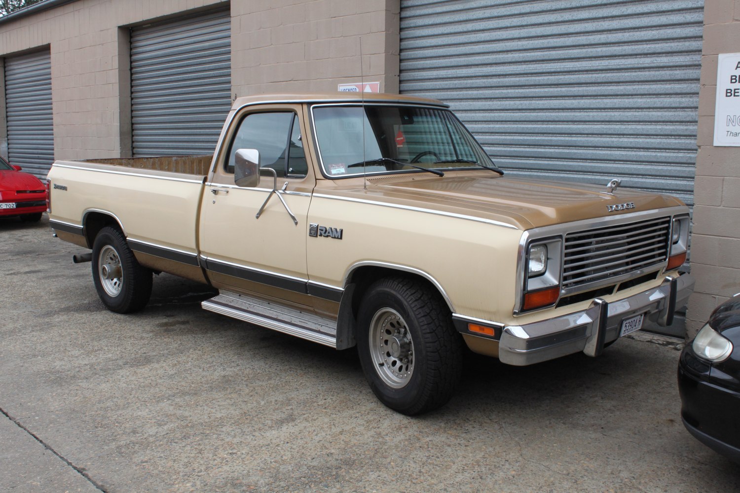 Extended long bed conventional cab pickup truck with vintage styling