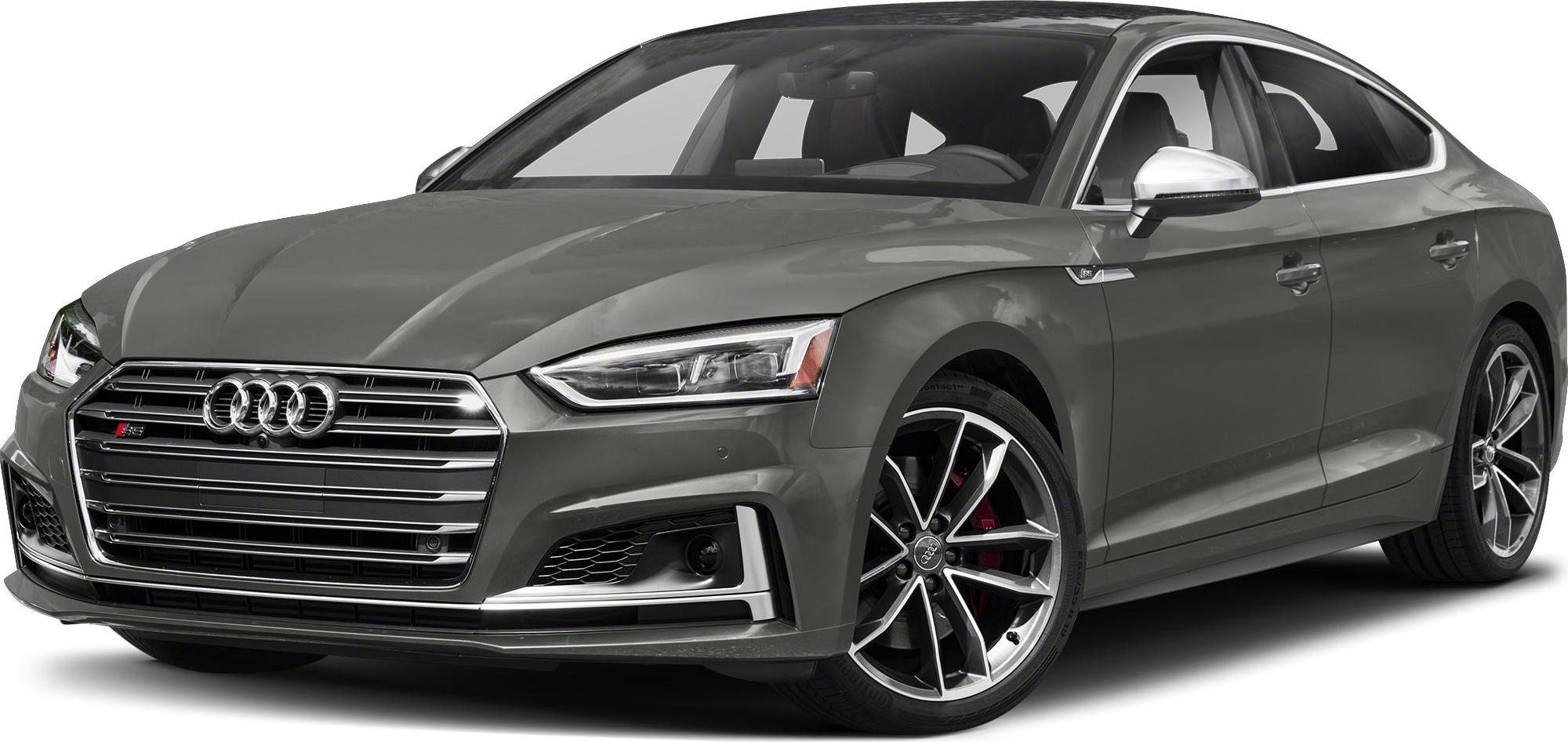 Audi S5 Sportback front grille, LED headlights, alloy wheels
