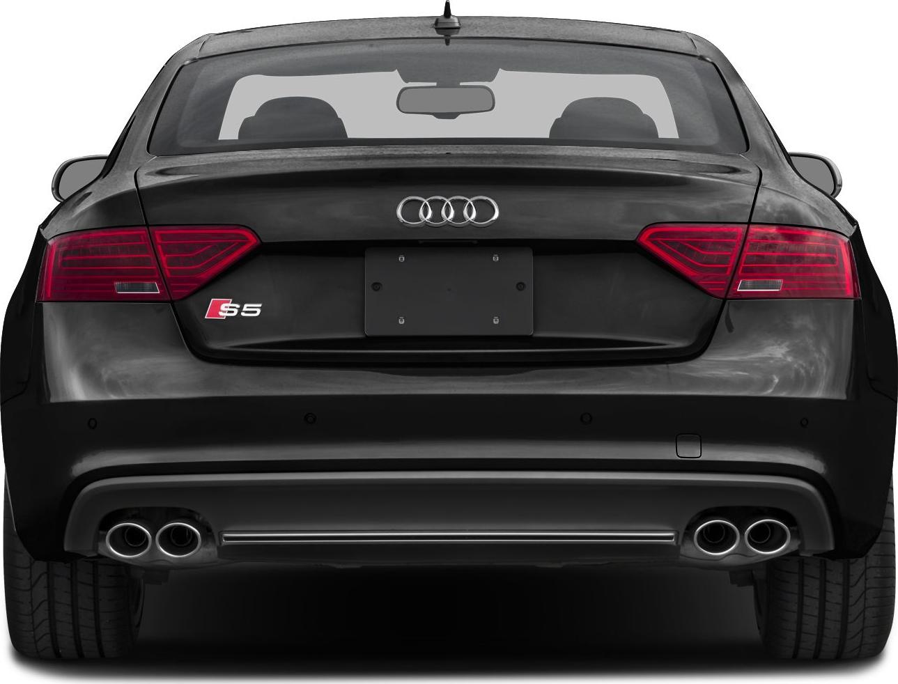 Sporty rear design with quad exhaust tips and distinctive LED taillights