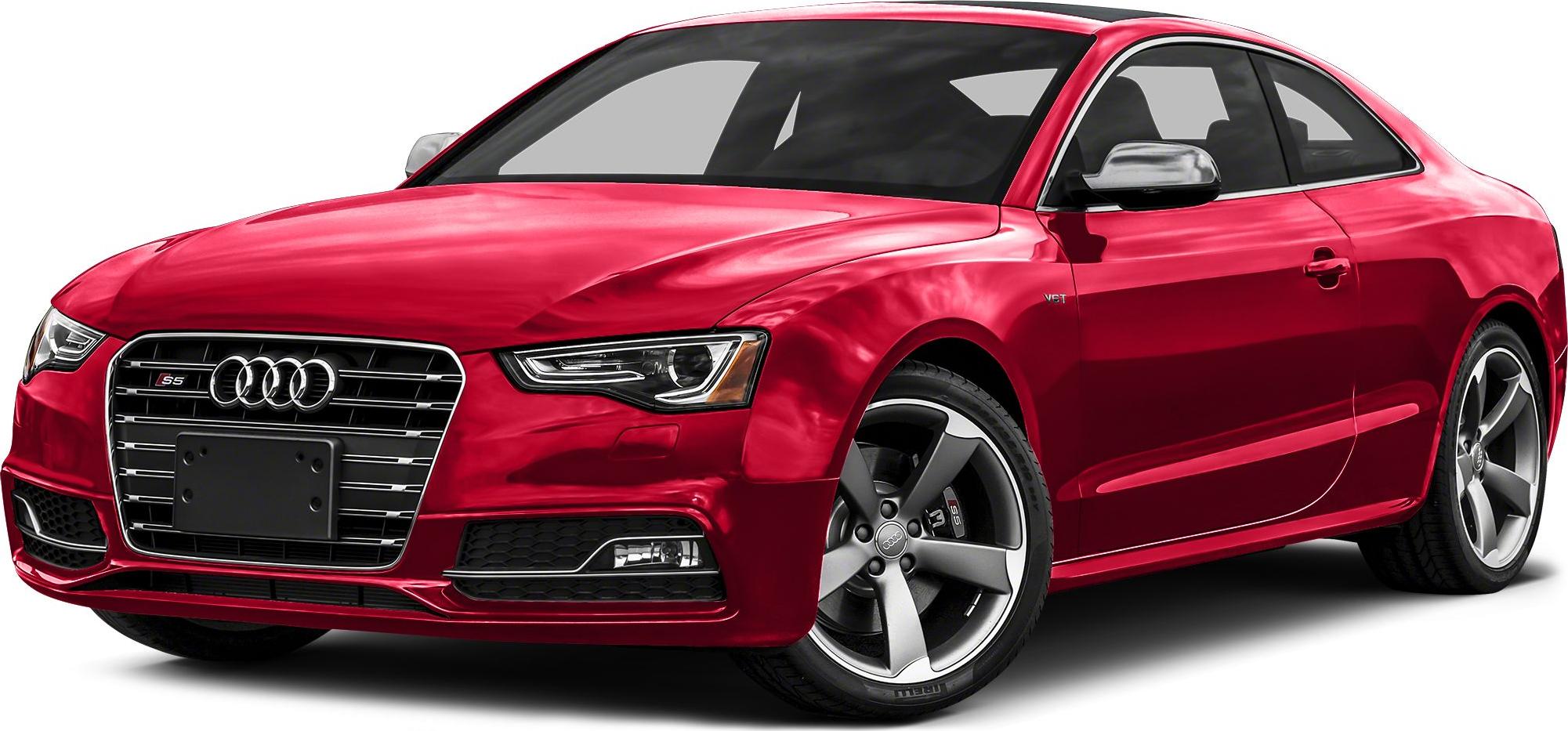 Red sport coupe front side with distinctive grille and alloy wheels