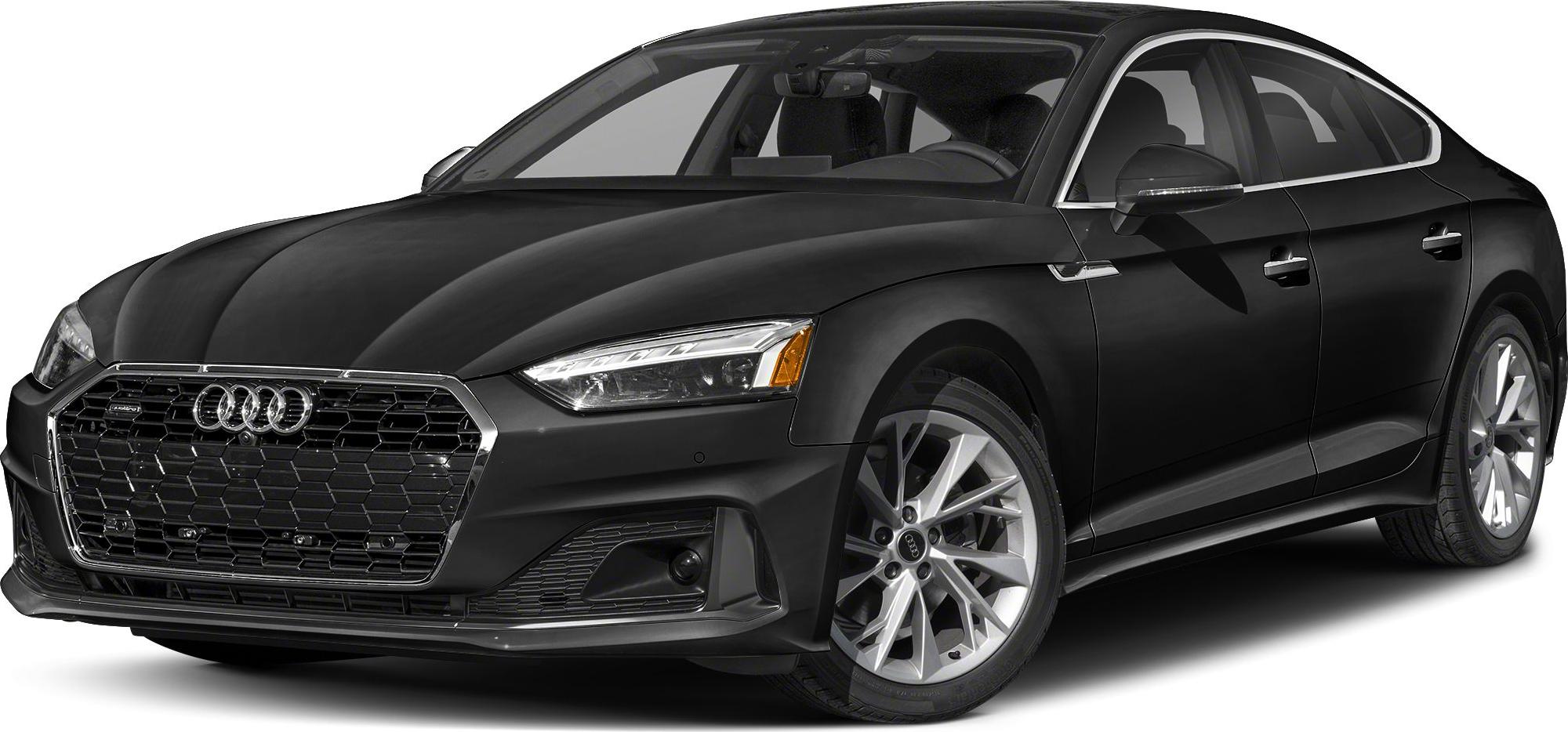 front grille and aerodynamic five-door coupe profile