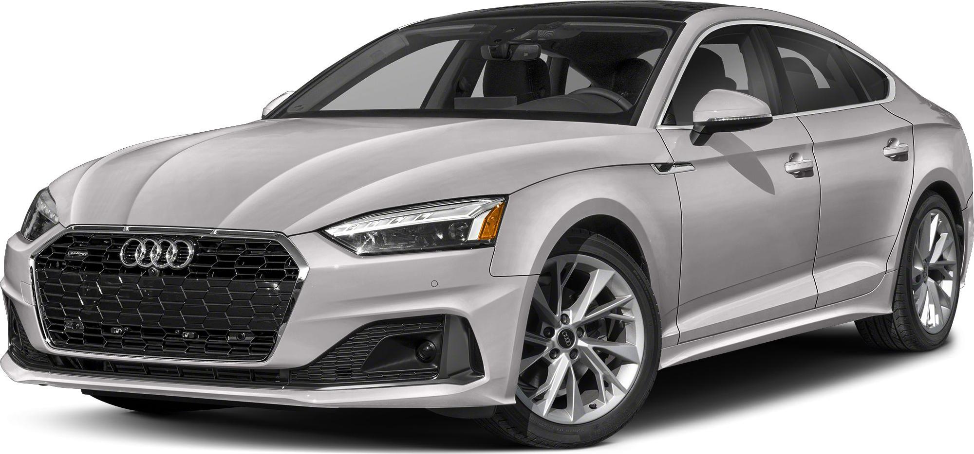 Front 3/4 view with hexagonal grille and sleek headlights