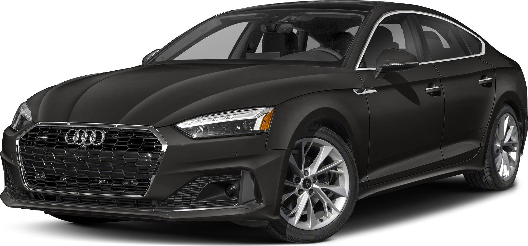 Front hexagonal grille, sharp LED headlights, silver alloy wheels, sleek sedan design