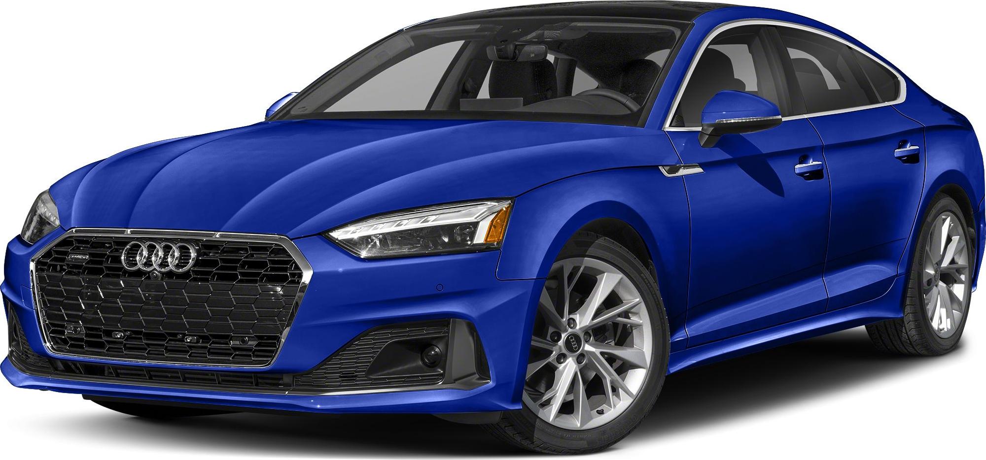 Front three-quarter view with hexagonal grille and LED headlights