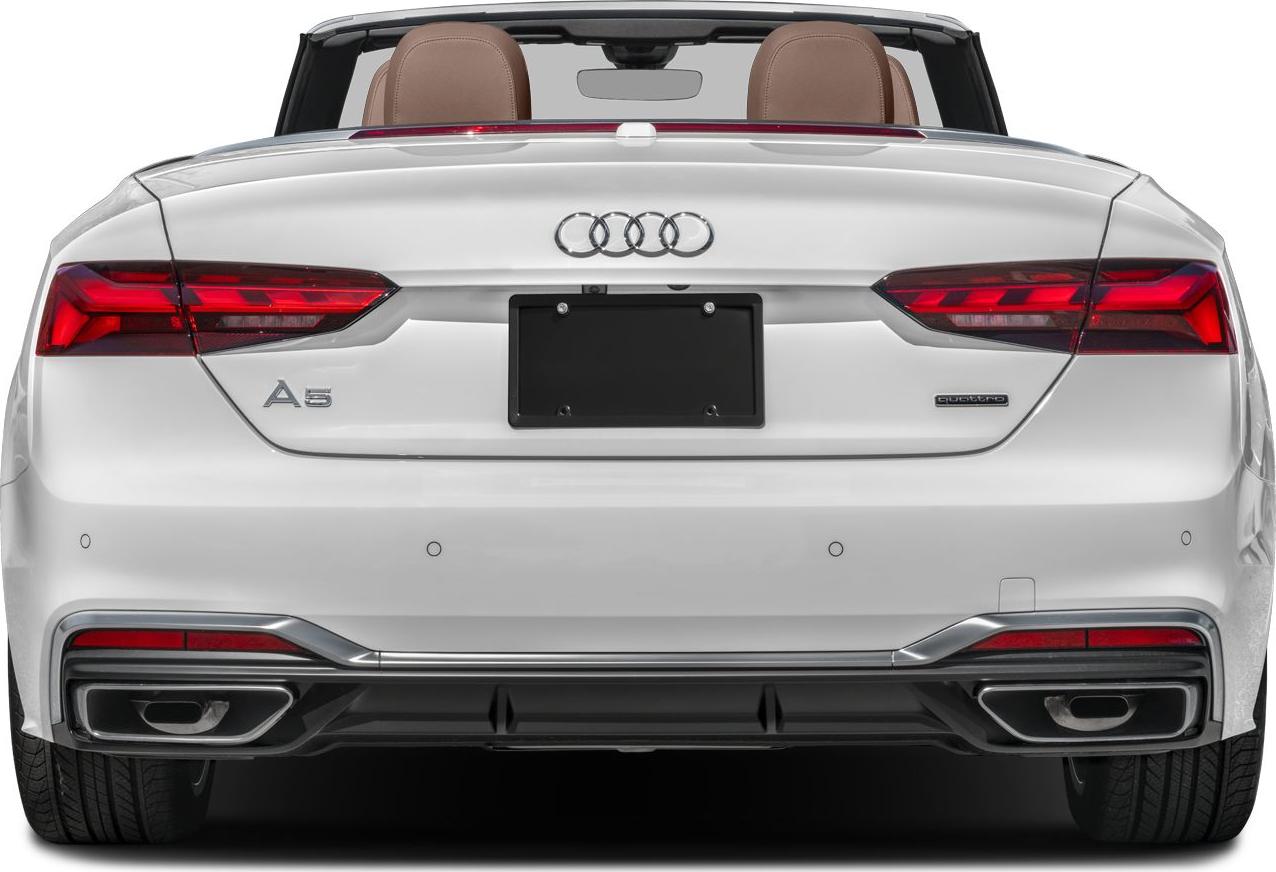 2020 Audi A5 Cabriolet (F5, facelift 2019) Rear View