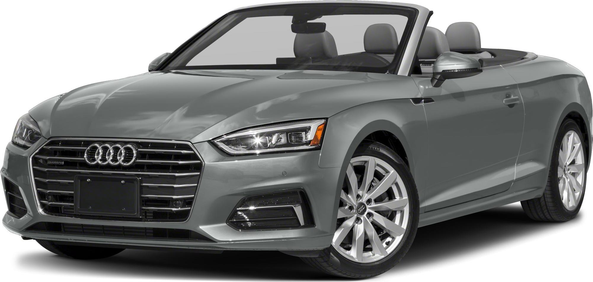 Convertible front with LED headlights and honeycomb grille
