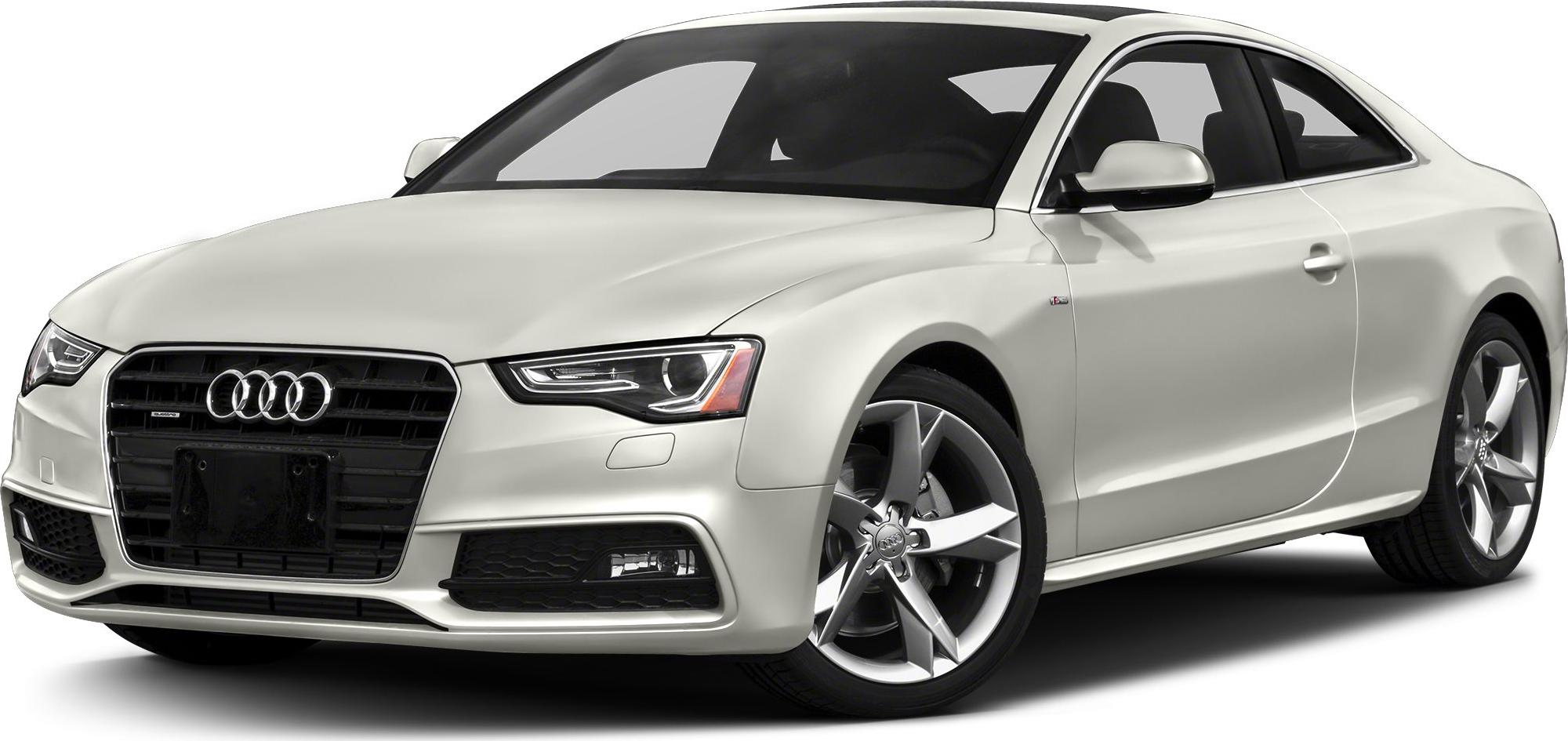 Front side view of a coupe with LED headlights and alloy wheels