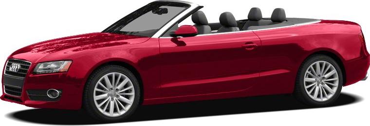 3/4 front-left view, Brilliant Red / Black Roof