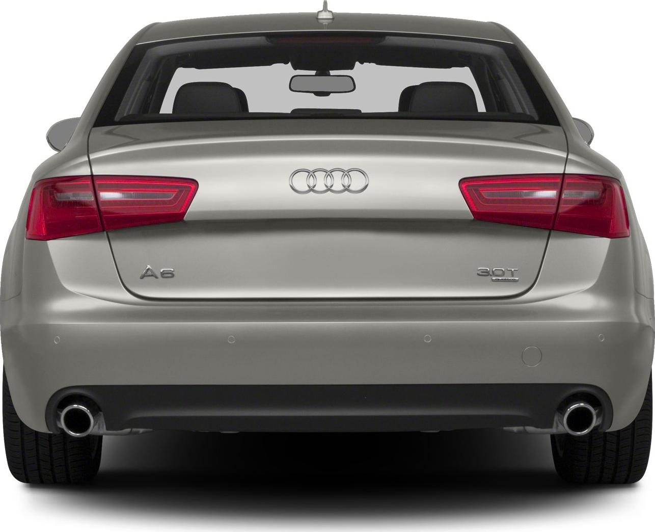 Rear view with LED tail lights and dual exhaust