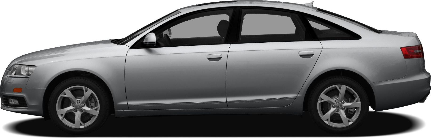 Silver sedan side profile with alloy wheels and sleek design