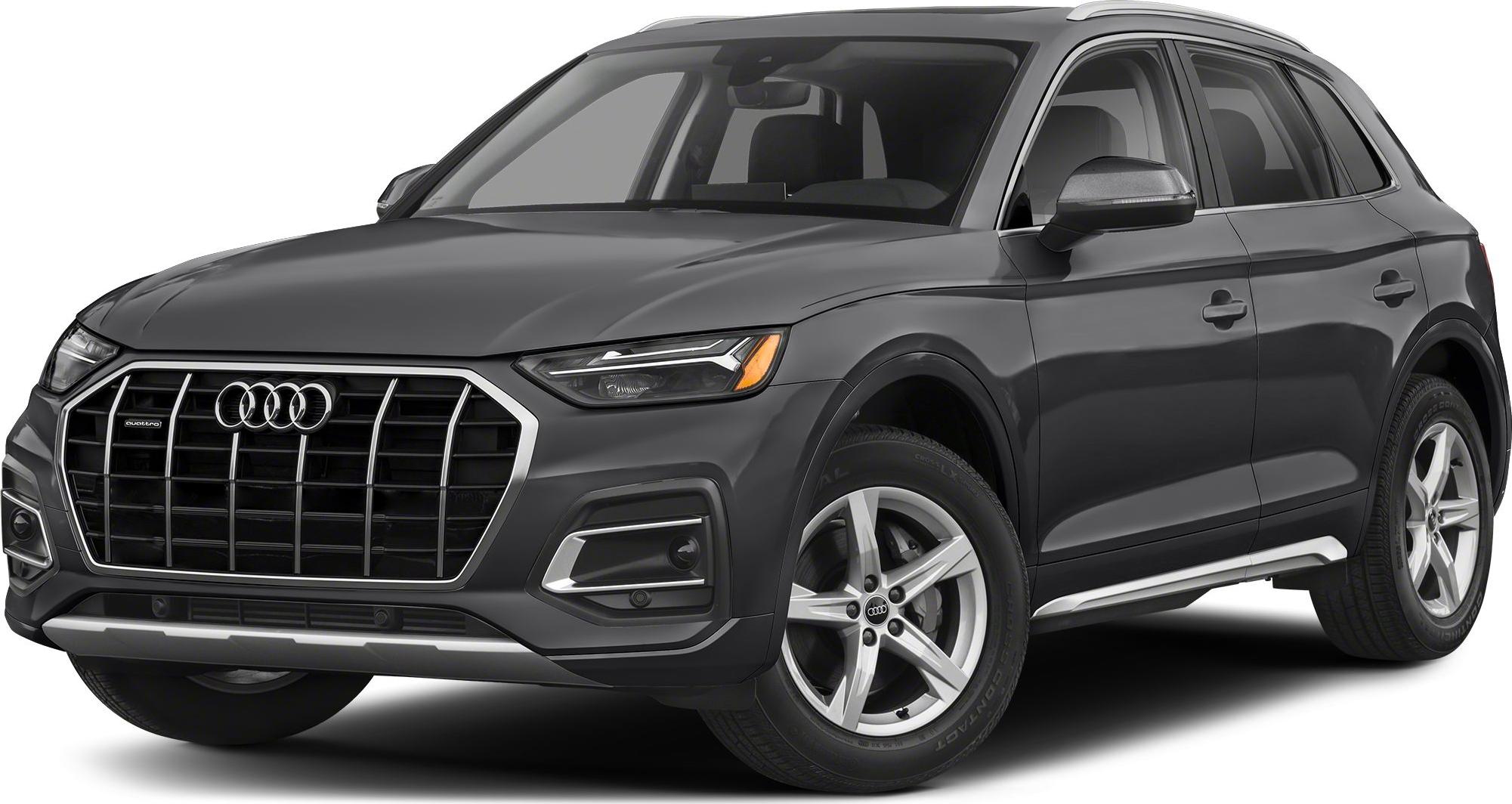 SUV with hexagonal grille and LED headlights
