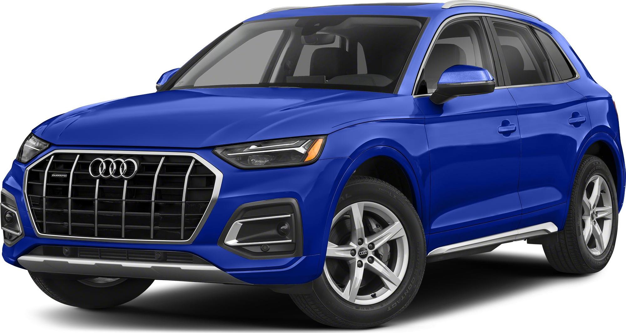 3/4 front-left view, Navarra Blue Metallic