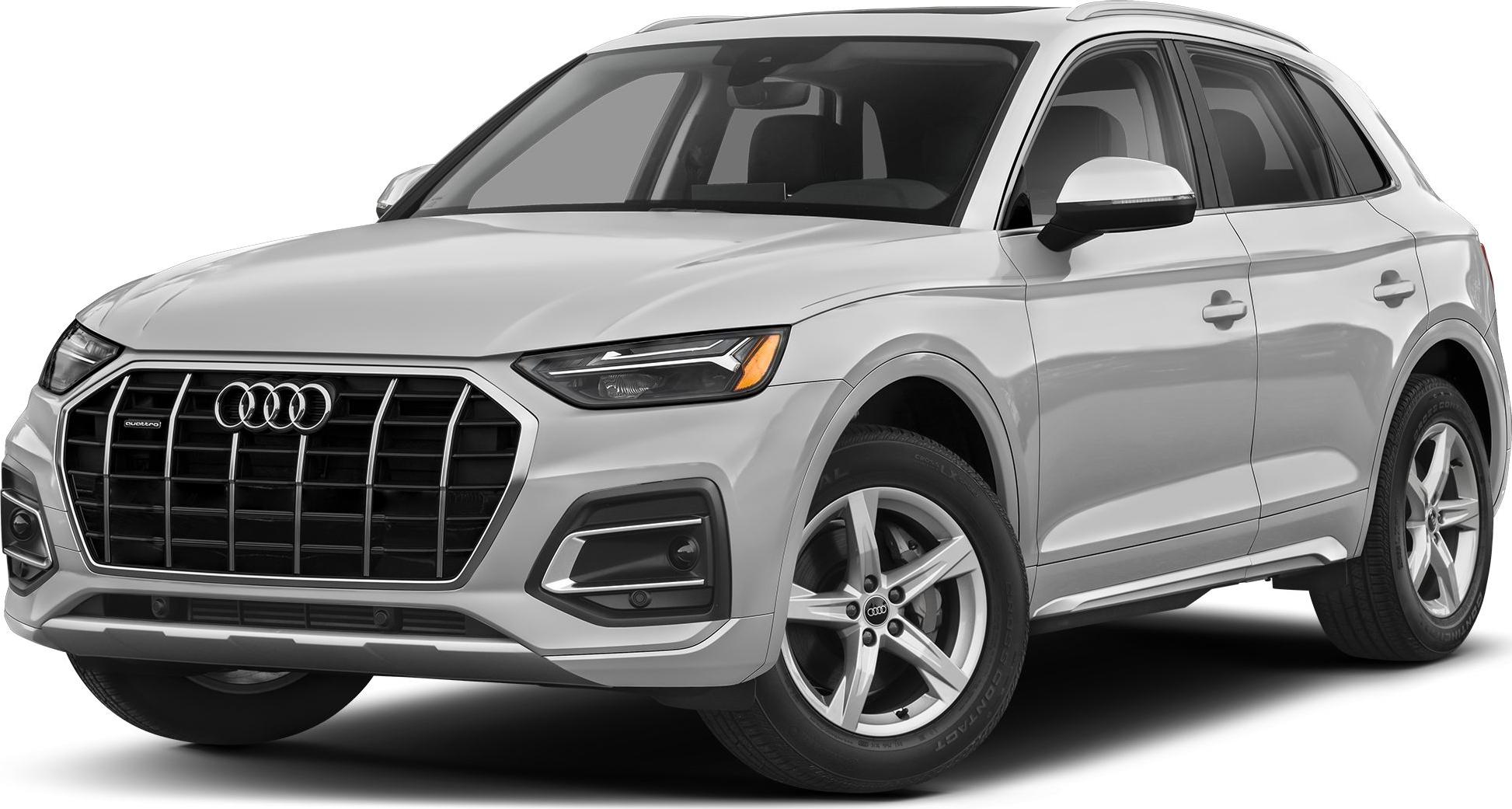 Front view of an SUV with prominent grille and LED headlights