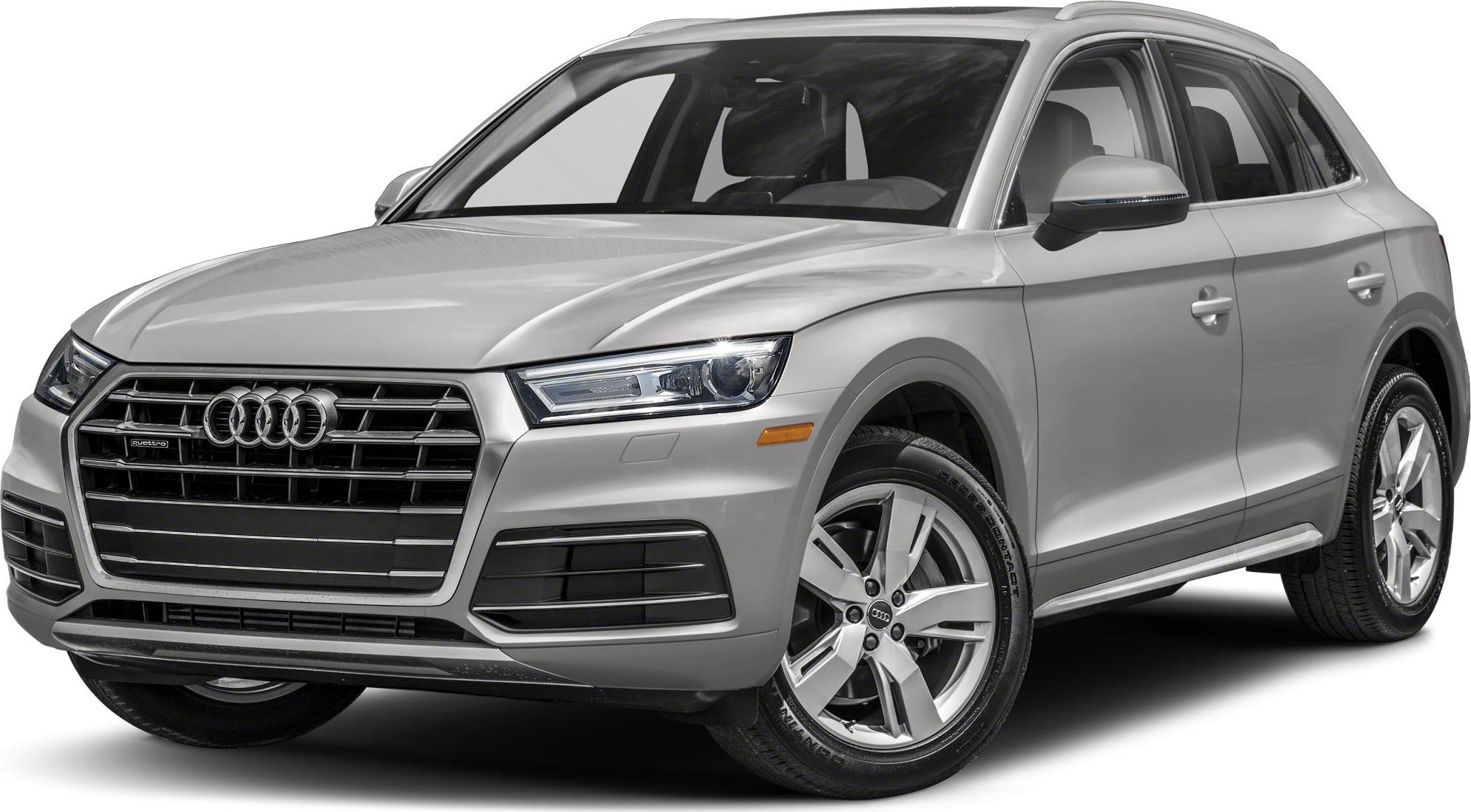 Front and side exterior view of a luxury SUV with distinct grille and alloy wheels