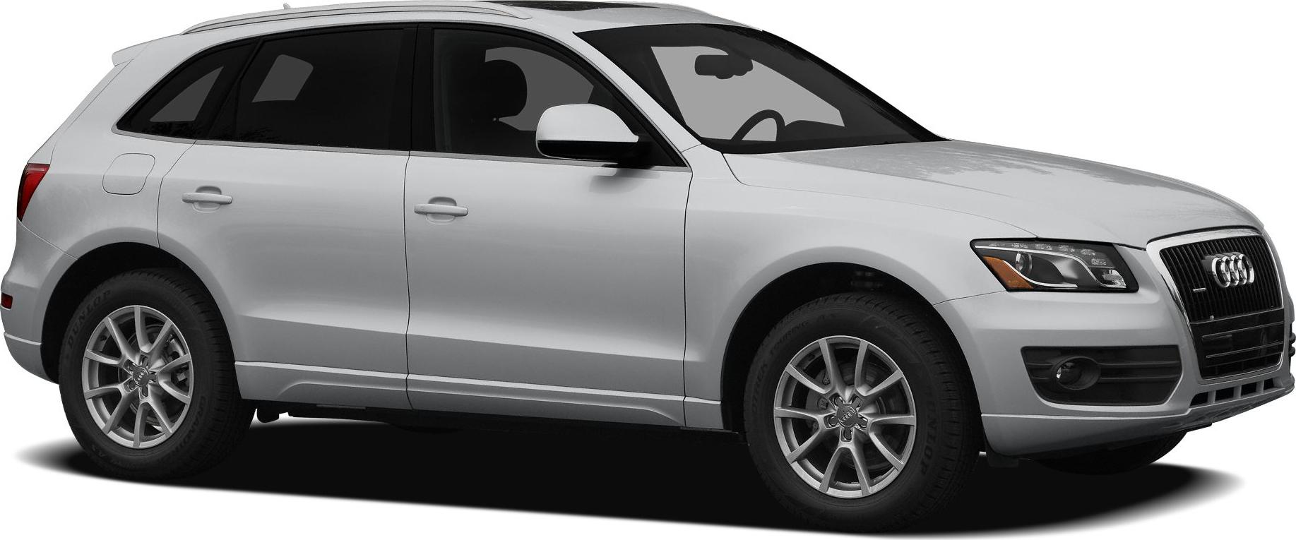 Side and front view of an SUV with alloy wheels and tinted windows