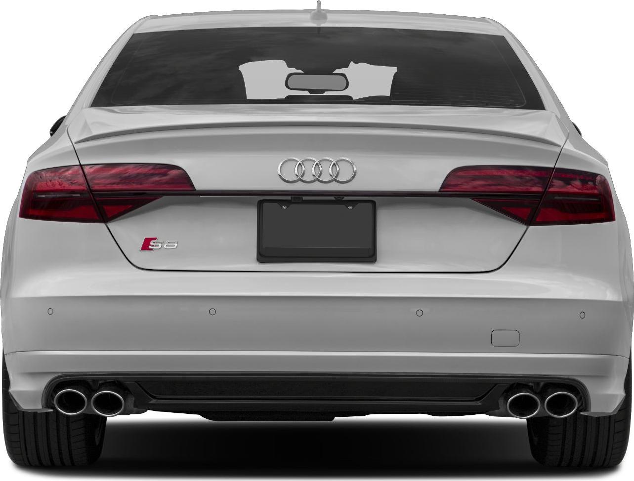 Rear view showing quad exhaust and LED tail lights