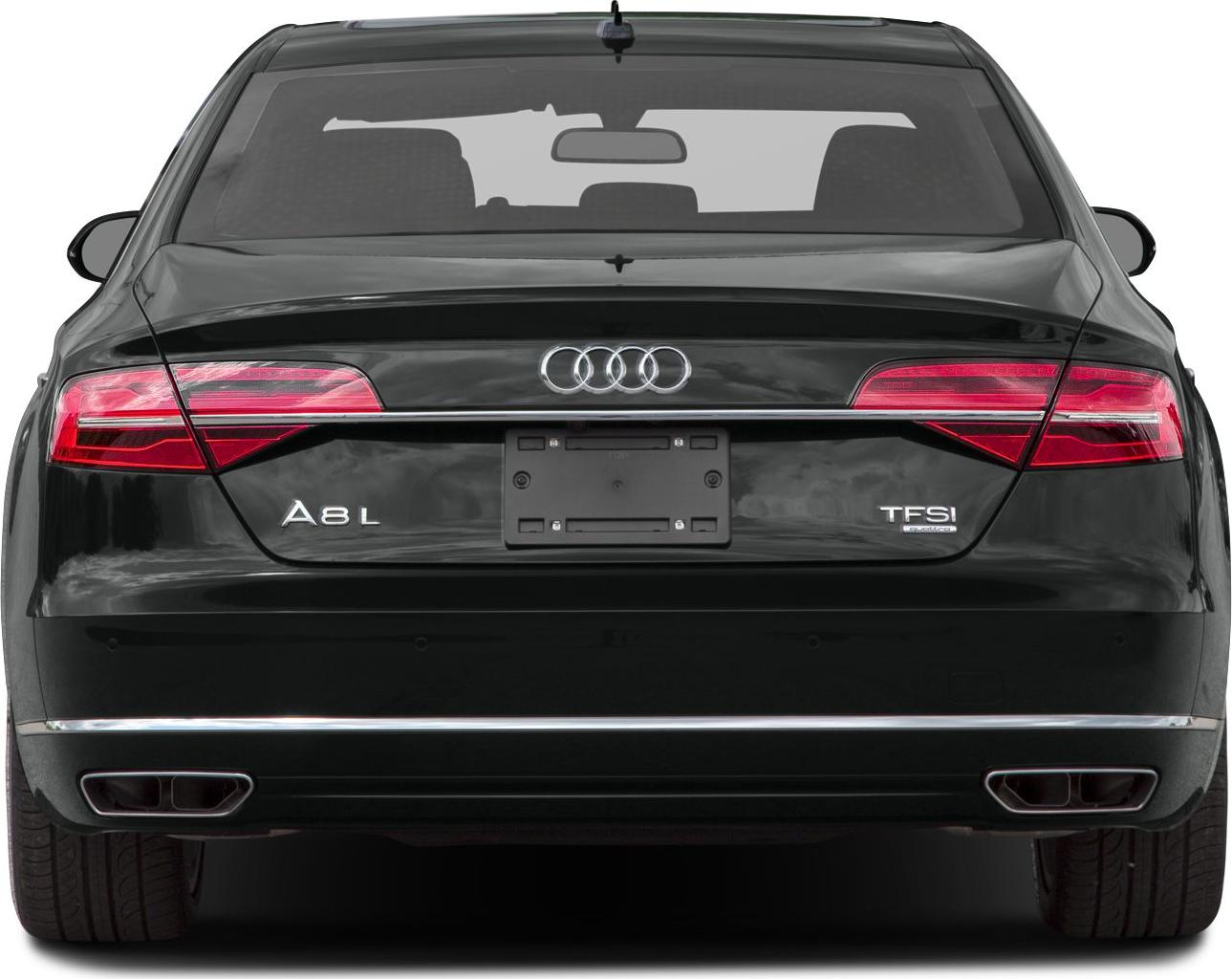 2014 Audi A8L (D4,4H facelift 2013) Rear View