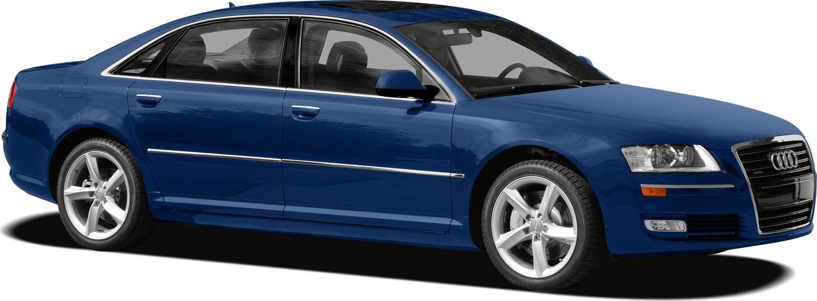Blue luxury sedan with multi-spoke alloy wheels and modern headlights