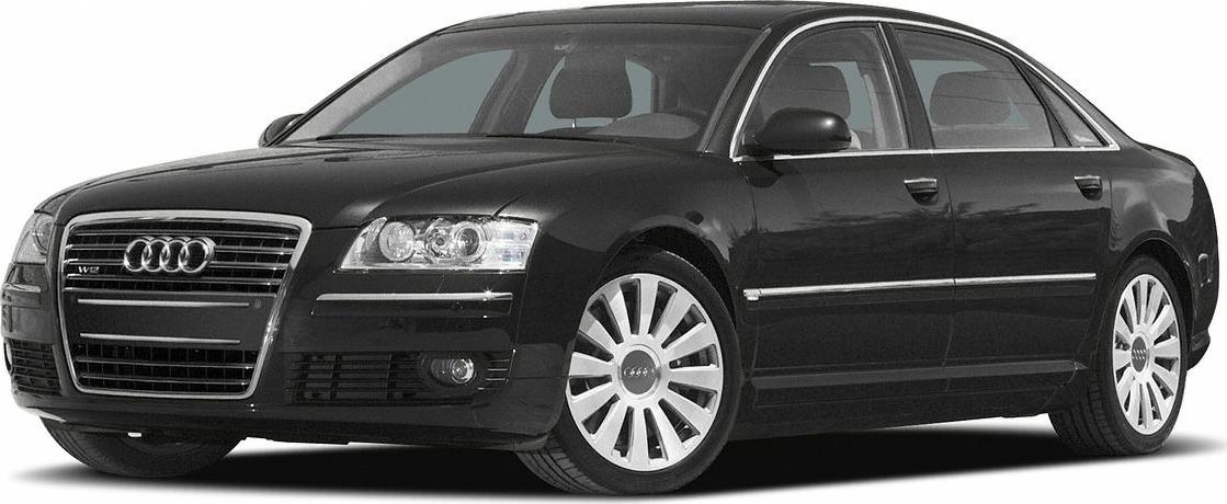 Luxury sedan front grille and side profile with alloy wheels