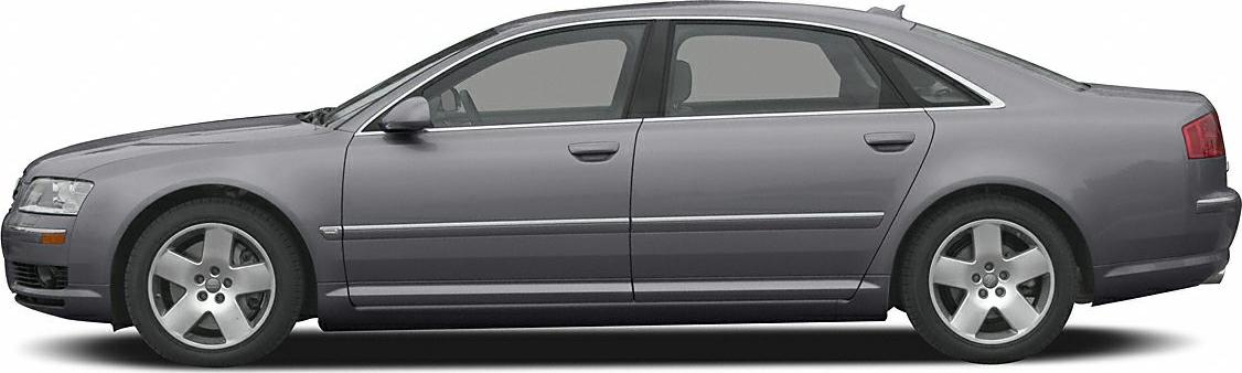 2003 Audi A8L (D3, 4E) Side View Left