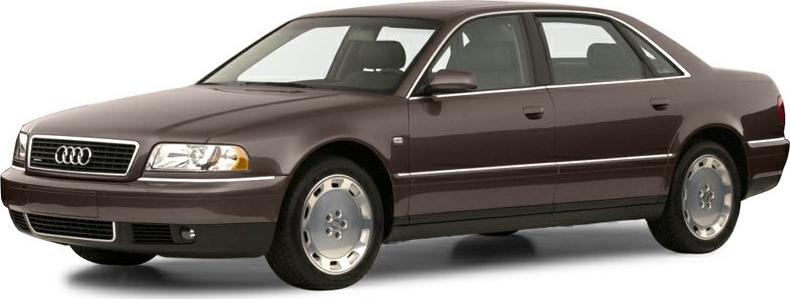 Side profile of luxury sedan with alloy wheels and 4-door design.
