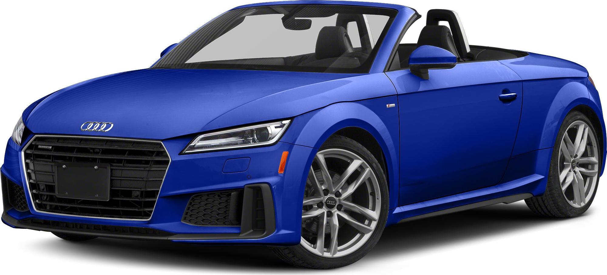 3/4 front-left view, Navarra Blue Metallic / Black Roof