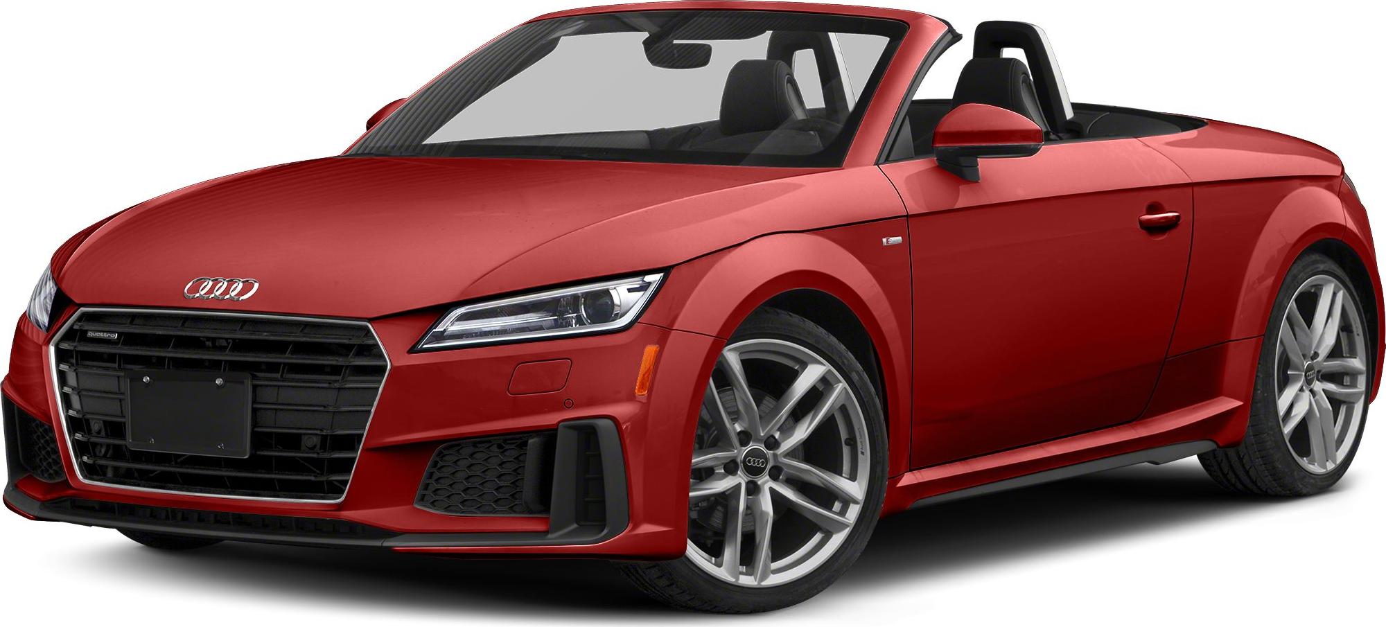 3/4 front-left view, Tango Red Metallic / Black Roof