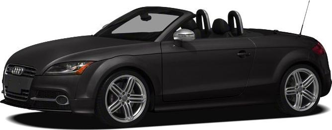 Black convertible roadster with aerodynamic body and silver rims.
