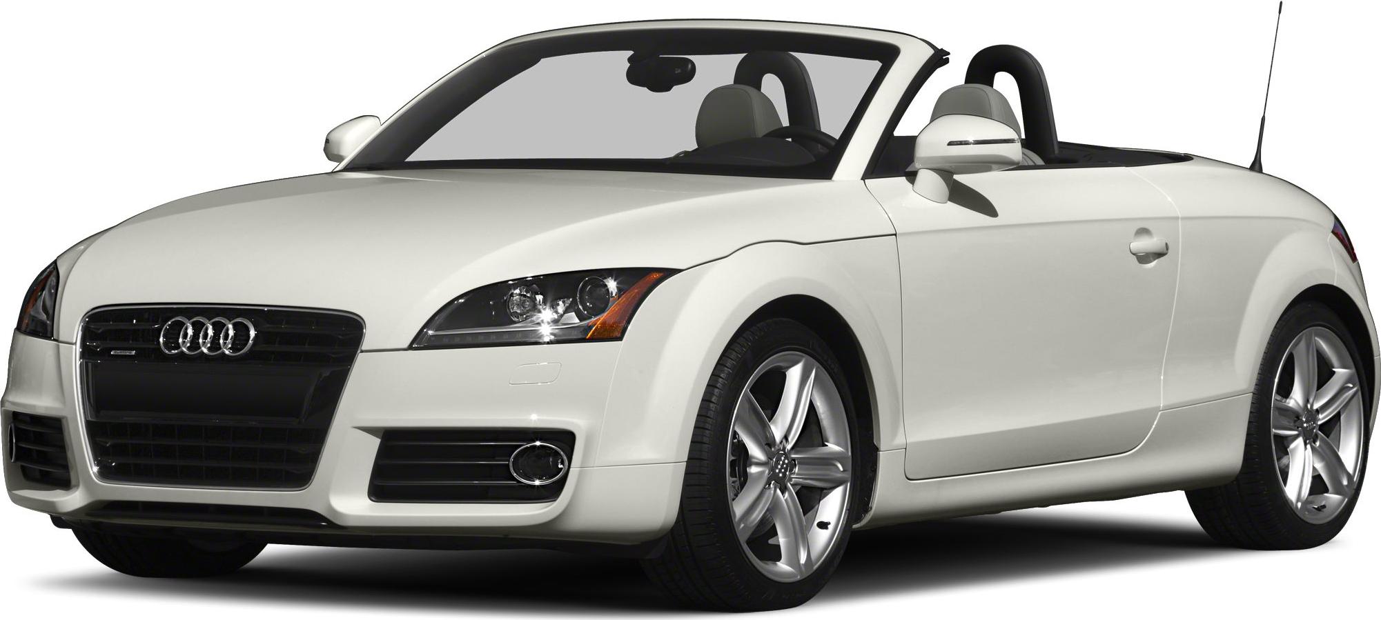 White convertible roadster, front three-quarter view with alloy wheels