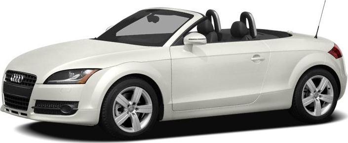 White convertible sports car with alloy wheels and two seats