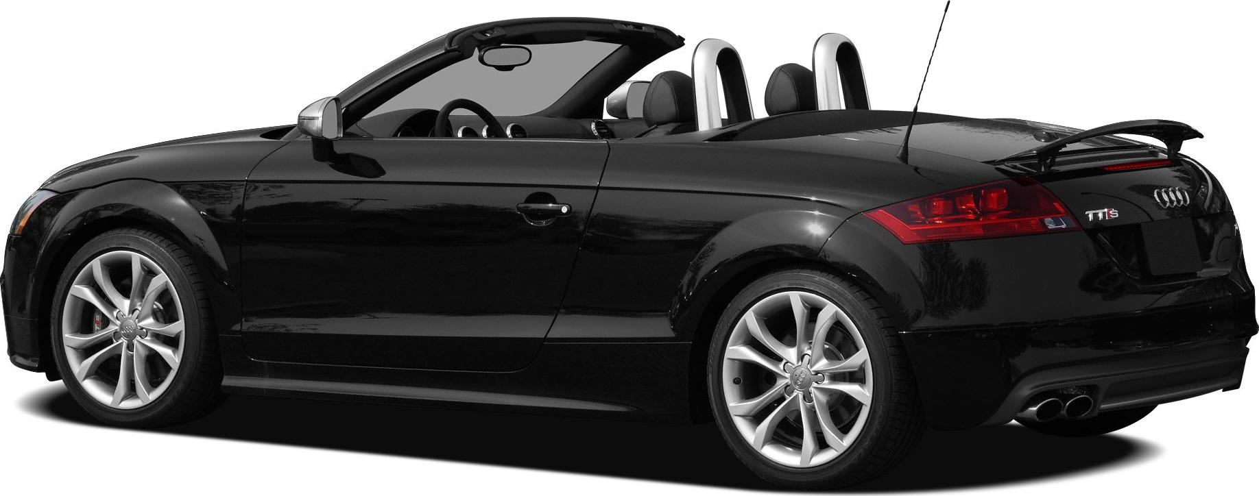 Convertible roadster with rear spoiler and alloy wheels in black
