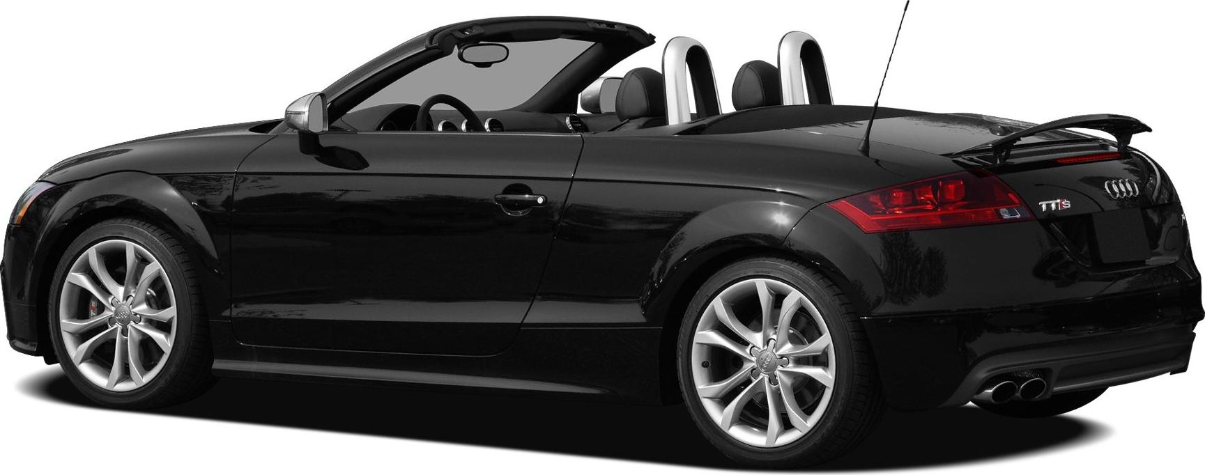 Convertible sports car with rear spoiler and alloy wheels