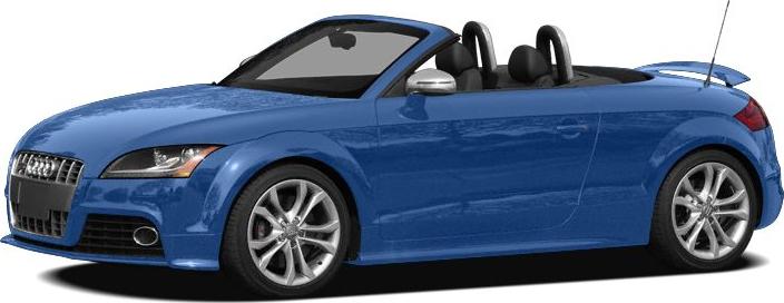 Blue convertible sports car side view with open roof and alloy wheels